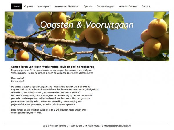 Oogsten & Vooruitgaan